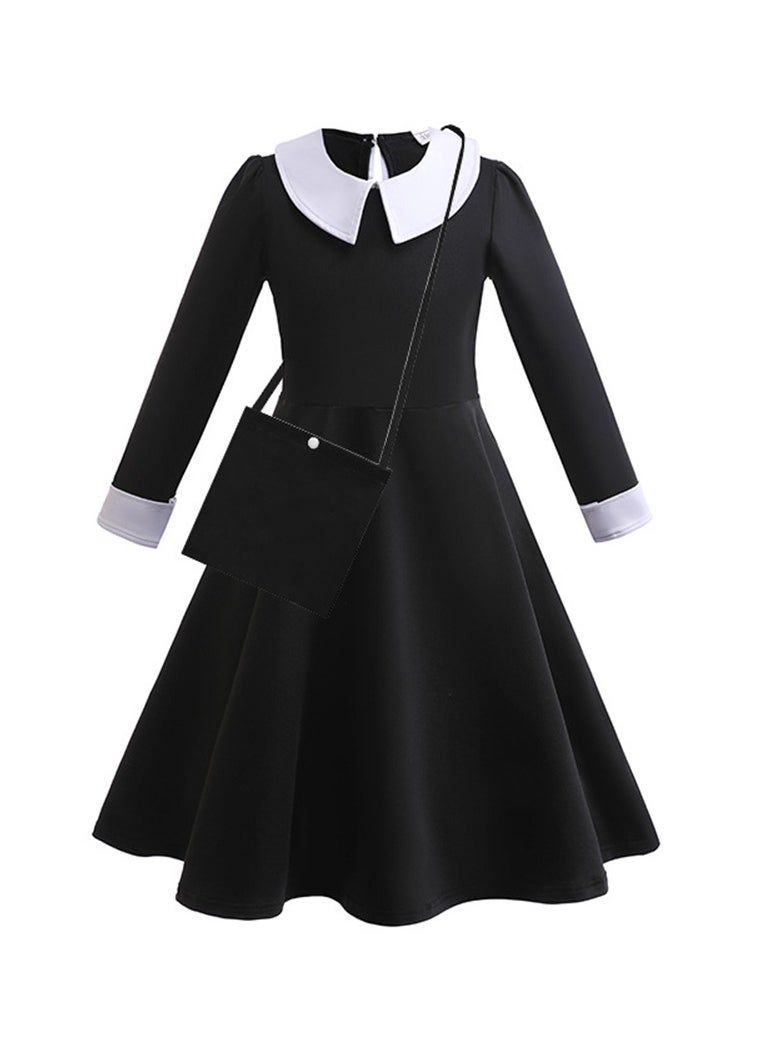 M MIAOYAN Kids Girls Costume Suit TV Series Princess Dress Long Sleeve Skirt Cosplay Outfit Clothes  - Image 1