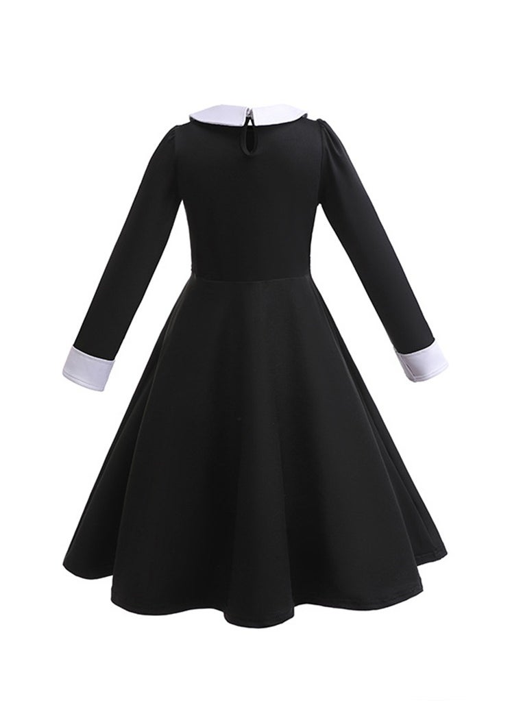 M MIAOYAN Kids Girls Costume Suit TV Series Princess Dress Long Sleeve Skirt Cosplay Outfit Clothes  - Image 3