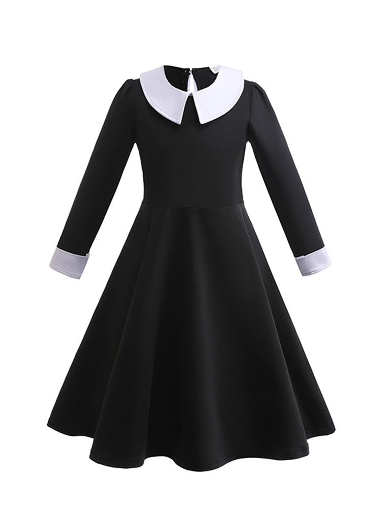 M MIAOYAN Kids Girls Costume Suit TV Series Princess Dress Long Sleeve Skirt Cosplay Outfit Clothes  - Image 2