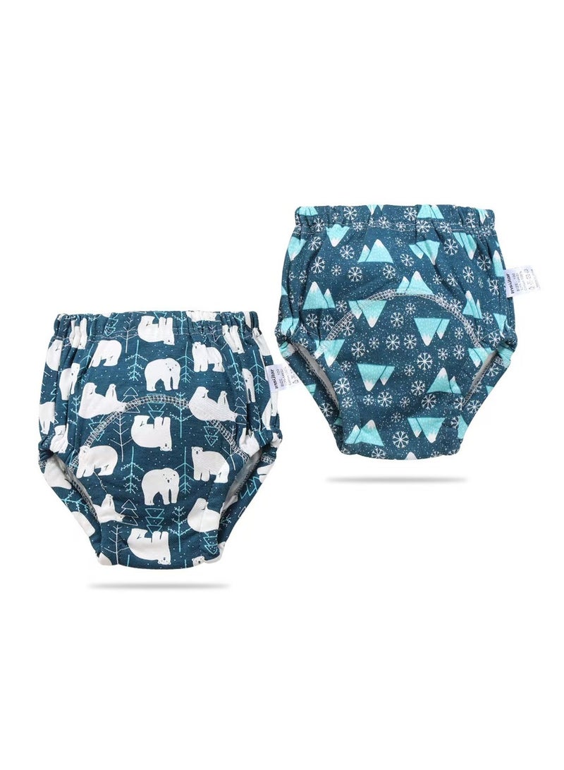 انسولار جديد 6 طبقات تنفس القطن السراويل التدريب ، ل حجم 11-14 كجم ، 2 - Image 1