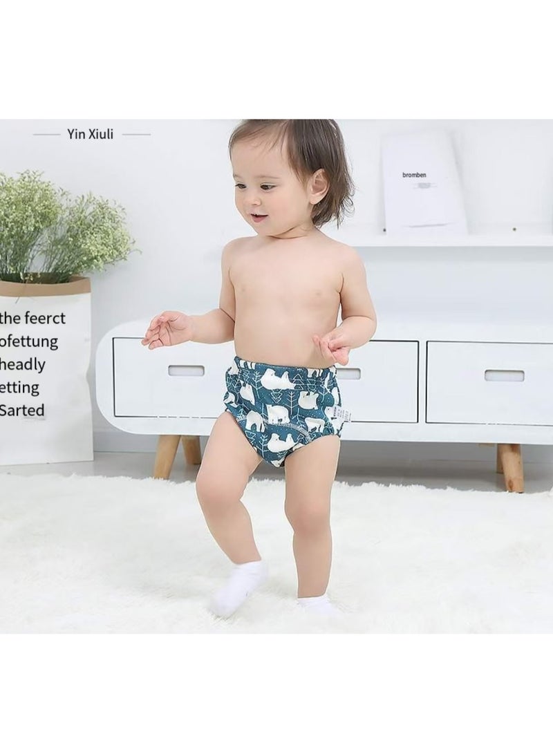 انسولار جديد 6 طبقات تنفس القطن السراويل التدريب ، ل حجم 11-14 كجم ، 2 - Image 4