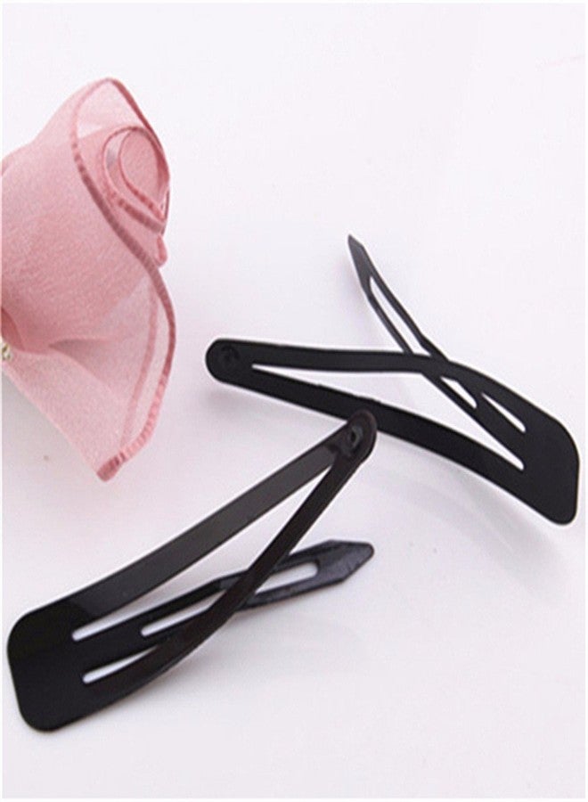 HRBS Black Medium Metal Triangular Tic Tac Hair Clips for Women Set of 170 - Image 2