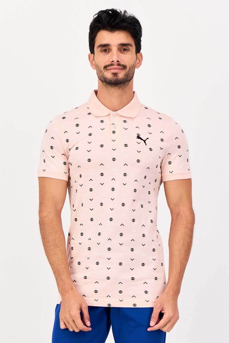 PUMA Men Sportswear Fit Short Sleeve Outdoor Polo Shirt, Multicolor - Image 1