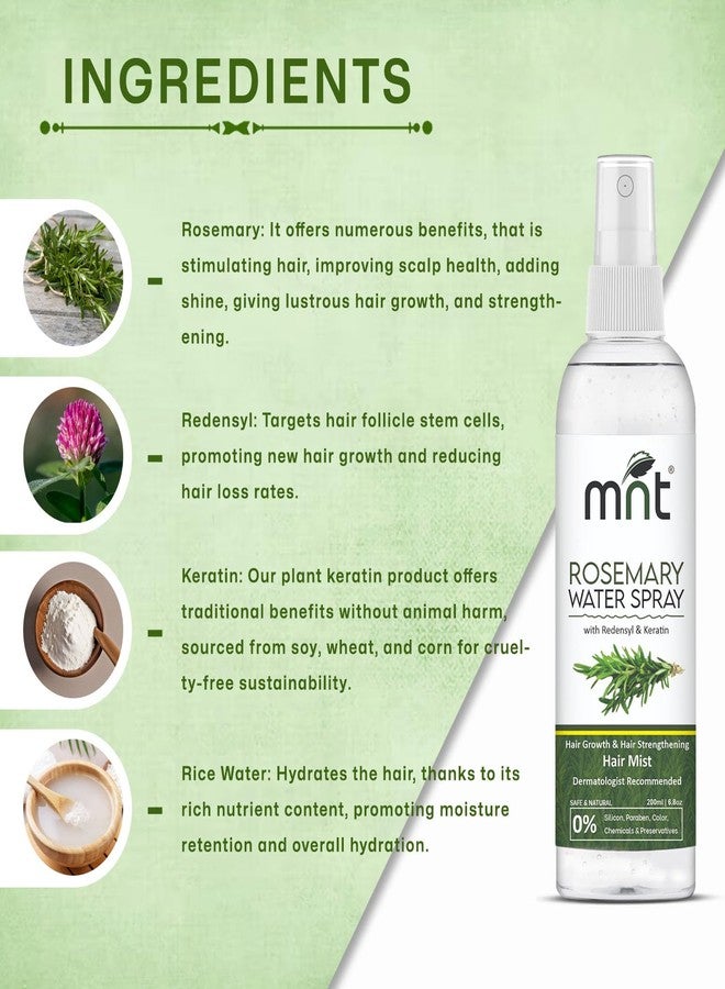 MNT Combo of Rosemary Water for Hair Growth 200ml and Rosemary Essential Oil for Hair Growth 15ml | Rosemary Hair Growth Combo (Combo of 2) - Image 5