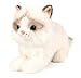 Ice King Bear Little Ragdoll Cat Stuffed Animal Kitten Plush Toy Lying - Image 4