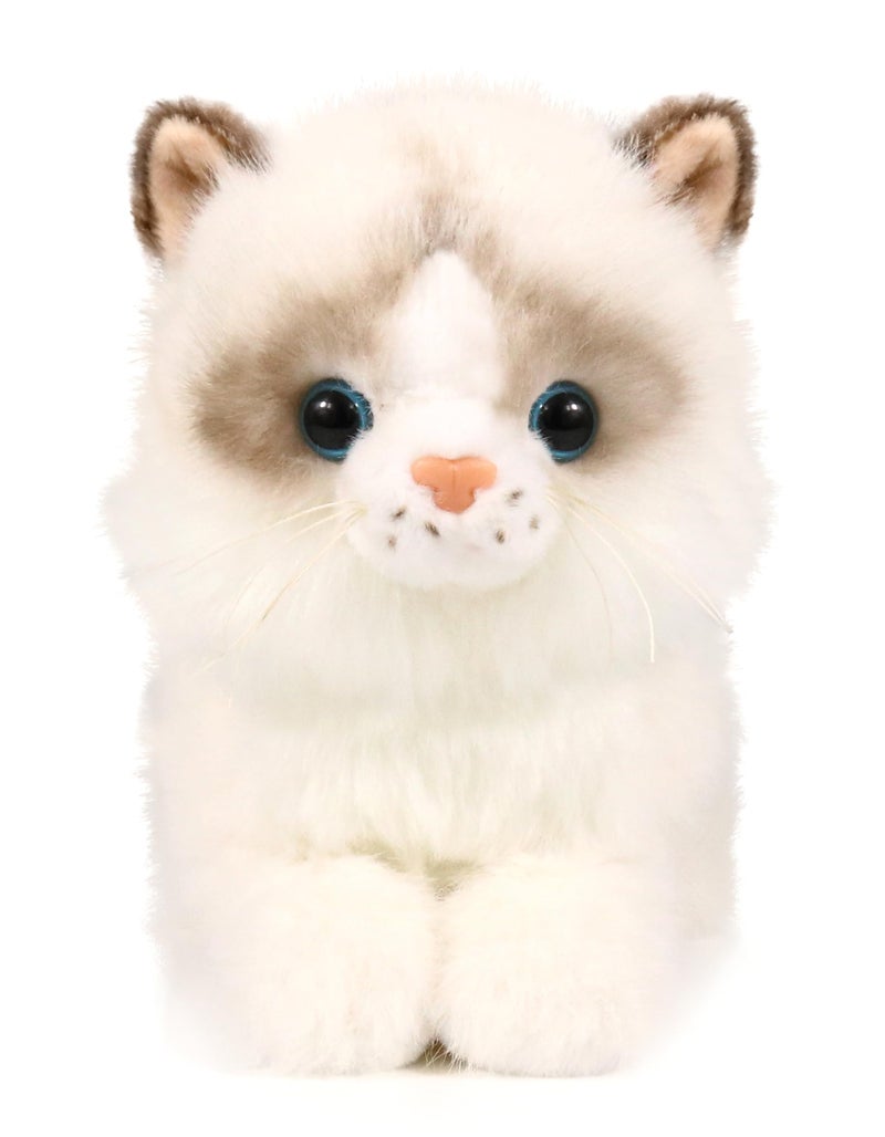 Ice King Bear Little Ragdoll Cat Stuffed Animal Kitten Plush Toy Lying - Image 3