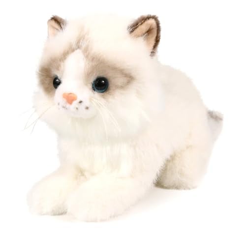 Ice King Bear Little Ragdoll Cat Stuffed Animal Kitten Plush Toy Lying - Image 5