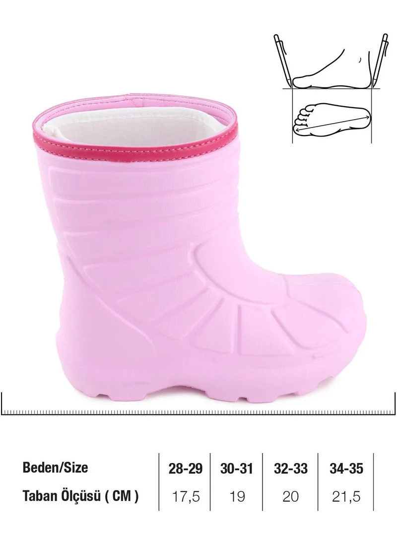 Gezer Girls Winter Waterproof Rain Boots with Removable Additional Socks