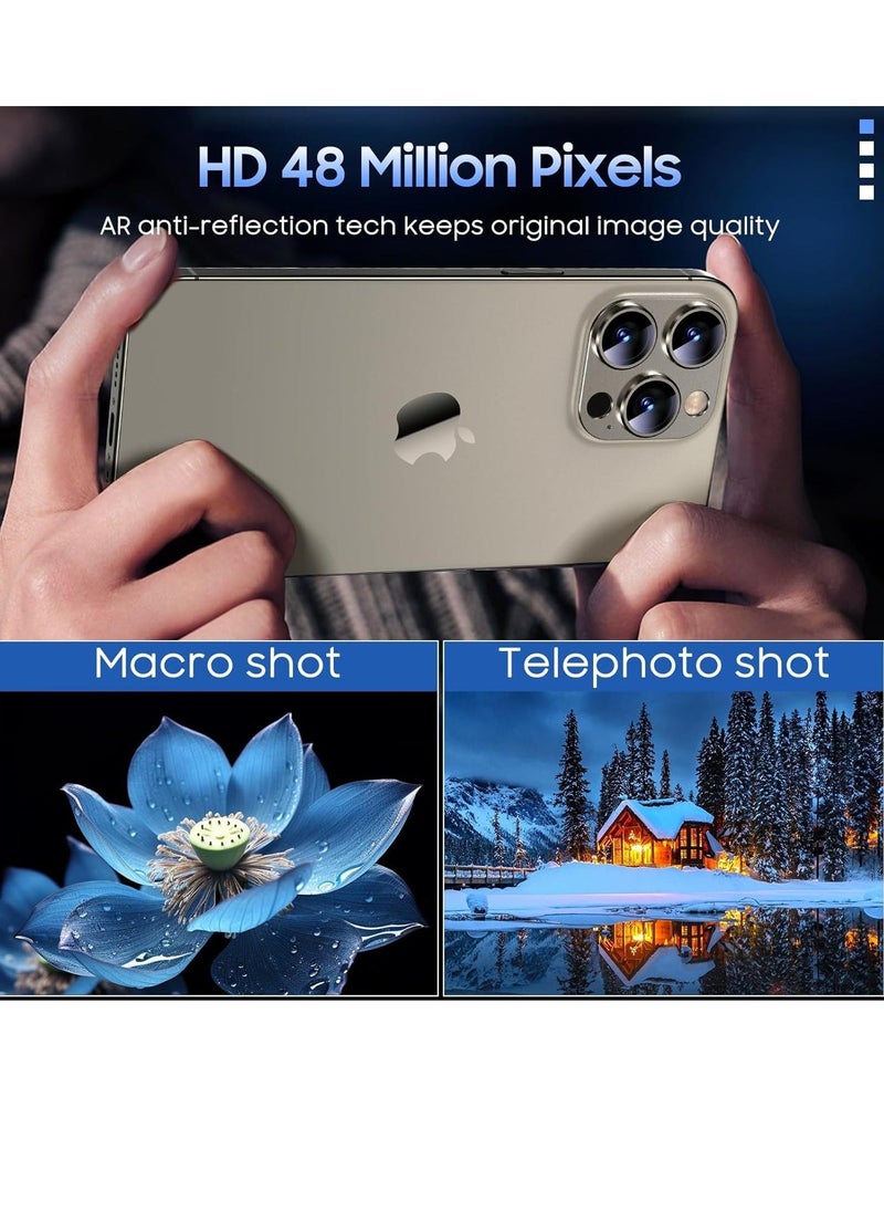 Raxoom Camera Lens Protector for iPhone 15 Pro 6.1in iPhone 15 Pro Max 6.7in,9H tempered glass Integrated full coverage Camera Cover for iPhone 15 Pro iPhone 15 Pro Max[Natural Titanium] - Image 2