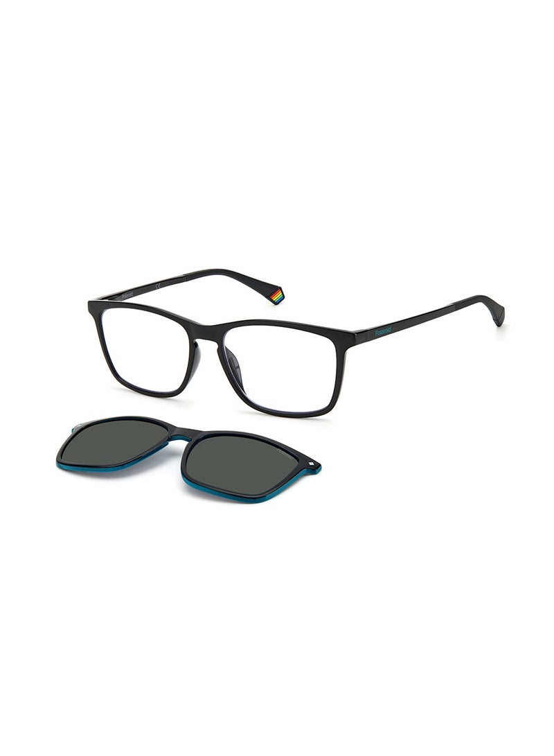 Polaroid Men's UV Protection Rectangular Sunglasses - Pld 6139/Cs Black 55 - Lens Size: 55 Mm - Image 1