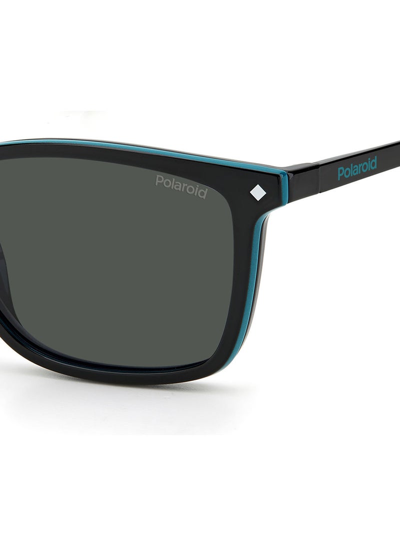 Polaroid Men's UV Protection Rectangular Sunglasses - Pld 6139/Cs Black 55 - Lens Size: 55 Mm - Image 5