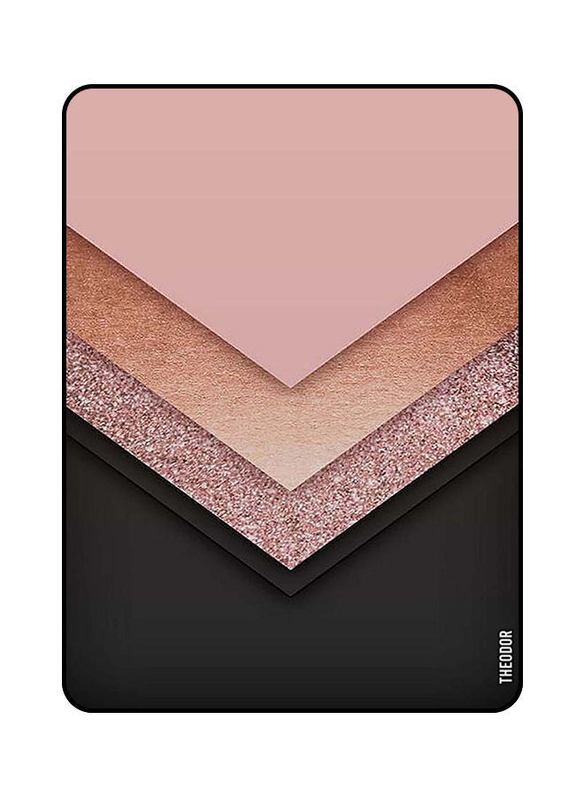 Theodor Protective Flip Case Cover For Samsung Galaxy A7 Lite 2021 8.7 Inches with Auto Wake/Sleep Black Golden & Pink Copy - Image 1