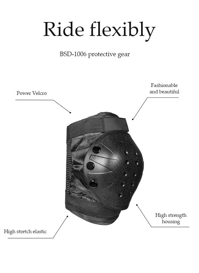 ماركة غير محددة ﻿ 4Pcs Motorcycle Knee and Shin Guards Set,Motorcycle Protective Gear Kit with Adjustable Protection Gear,Protector for Bike Motorcycle Racing Outdoor Active Gear  - Image 2