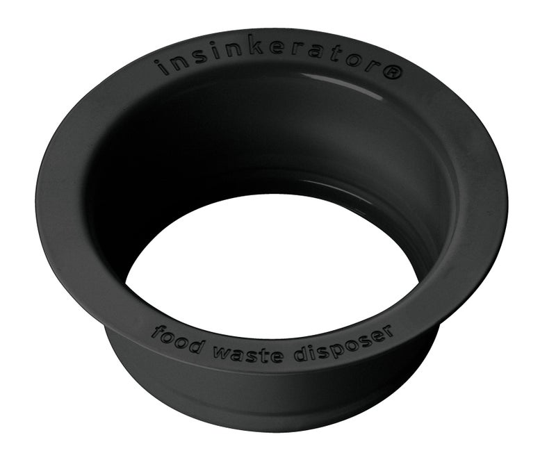 INSINKERATOR Kitchen Sink Flange for INSINKERATOR Garbage Disposal, FLG-MTBLK, Matte Black - Image 1