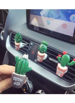 5 set of assorted cactus designs car dashboard decoration. High Quality custom Car Cactus Bread Tomato Styling air freshener Car Air Vent Outlet Fragrance Perfume Clip - pzsku/ZB0C4F70B2161587A80BBZ/45/_/1731469726/e0b79382-50c6-43ca-951e-ddb0abced58e