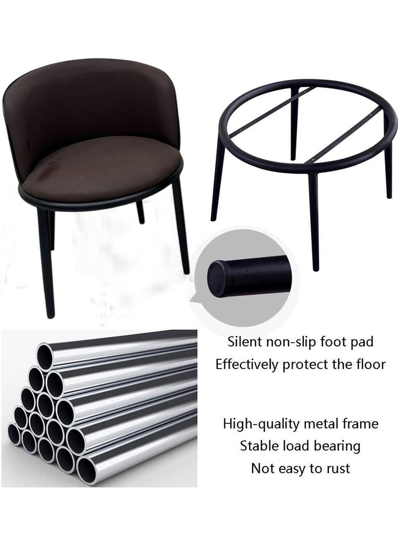 Living - Set of 3 Pieces, Classic Round Dining Table With 2 Chairs Set - Image 1