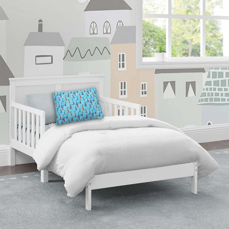 KRADYL KROFT Toddler Pillow with 100% Cotton Removable Cover - 20 X 15 Inches | Children Pillows | Baby Pillows - Sail Time - Image 2