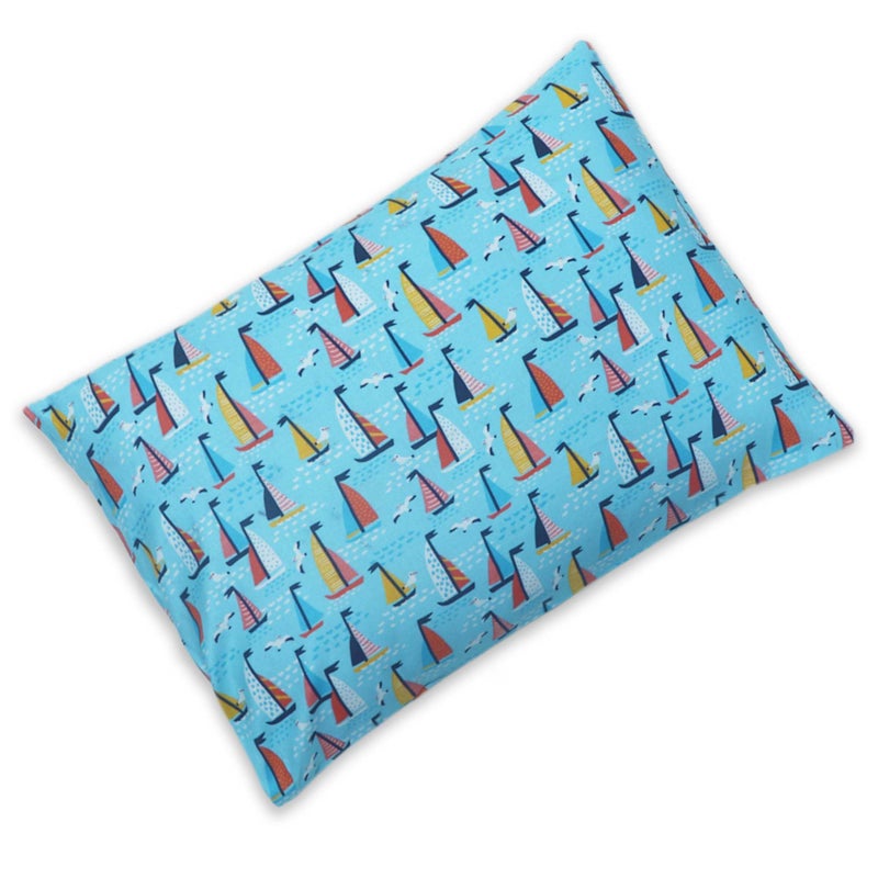 KRADYL KROFT Toddler Pillow with 100% Cotton Removable Cover - 20 X 15 Inches | Children Pillows | Baby Pillows - Sail Time - Image 5