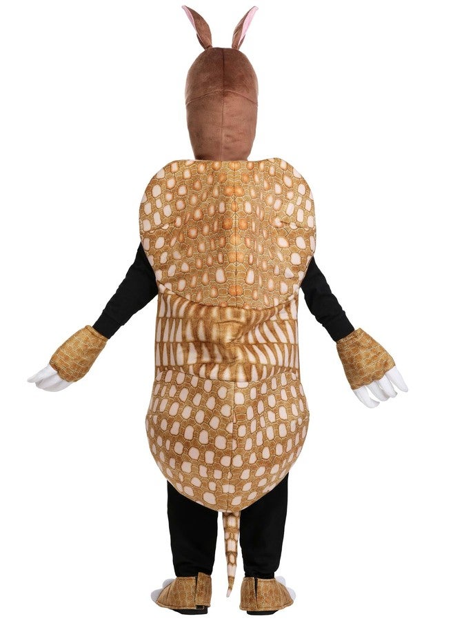 Fun Costumes Kid's Armadillo Costume with Tunic, Shell, Headpiece, Hand and Foot Covers for Halloween, Party or Animal Dress Up Medium - Image 3