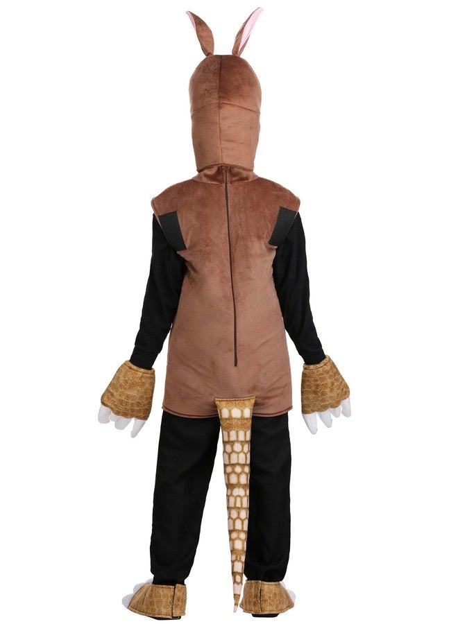 Fun Costumes Kid's Armadillo Costume with Tunic, Shell, Headpiece, Hand and Foot Covers for Halloween, Party or Animal Dress Up Medium - Image 5