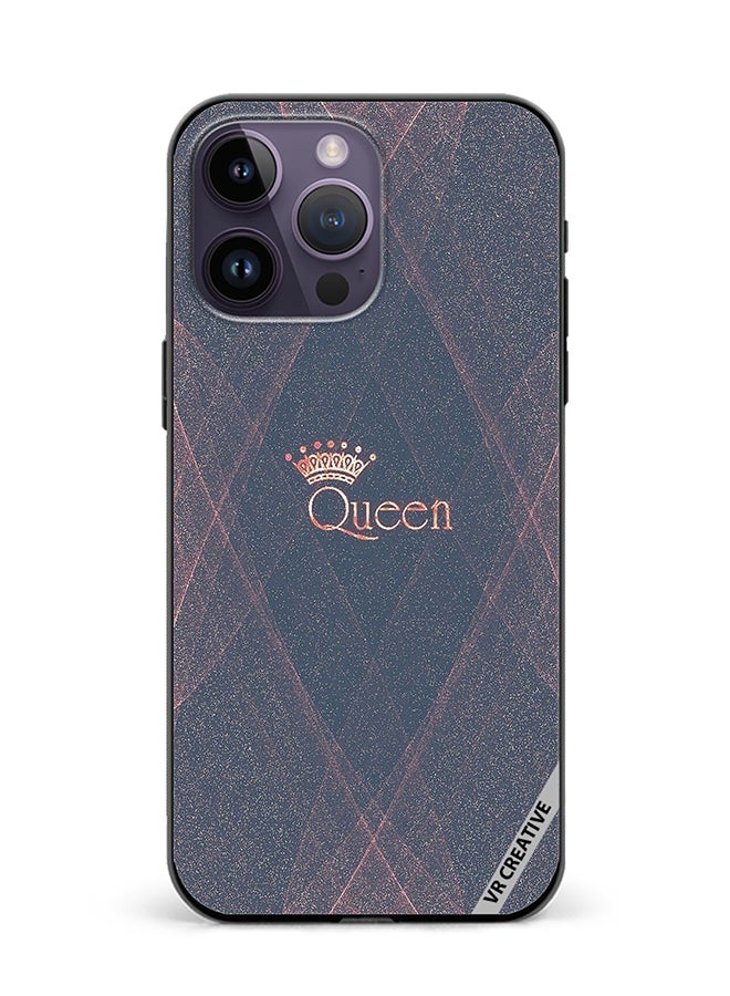 VR CREATIVE Protective Case Cover For Apple iPhone 16 Pro Queen Design Multicolour - Image 1