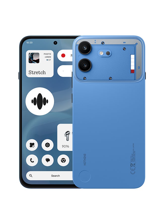 Nothing Phone (4b) Dual SIM 5G Blue 8GB 128GB - Middle East Version - Image 1