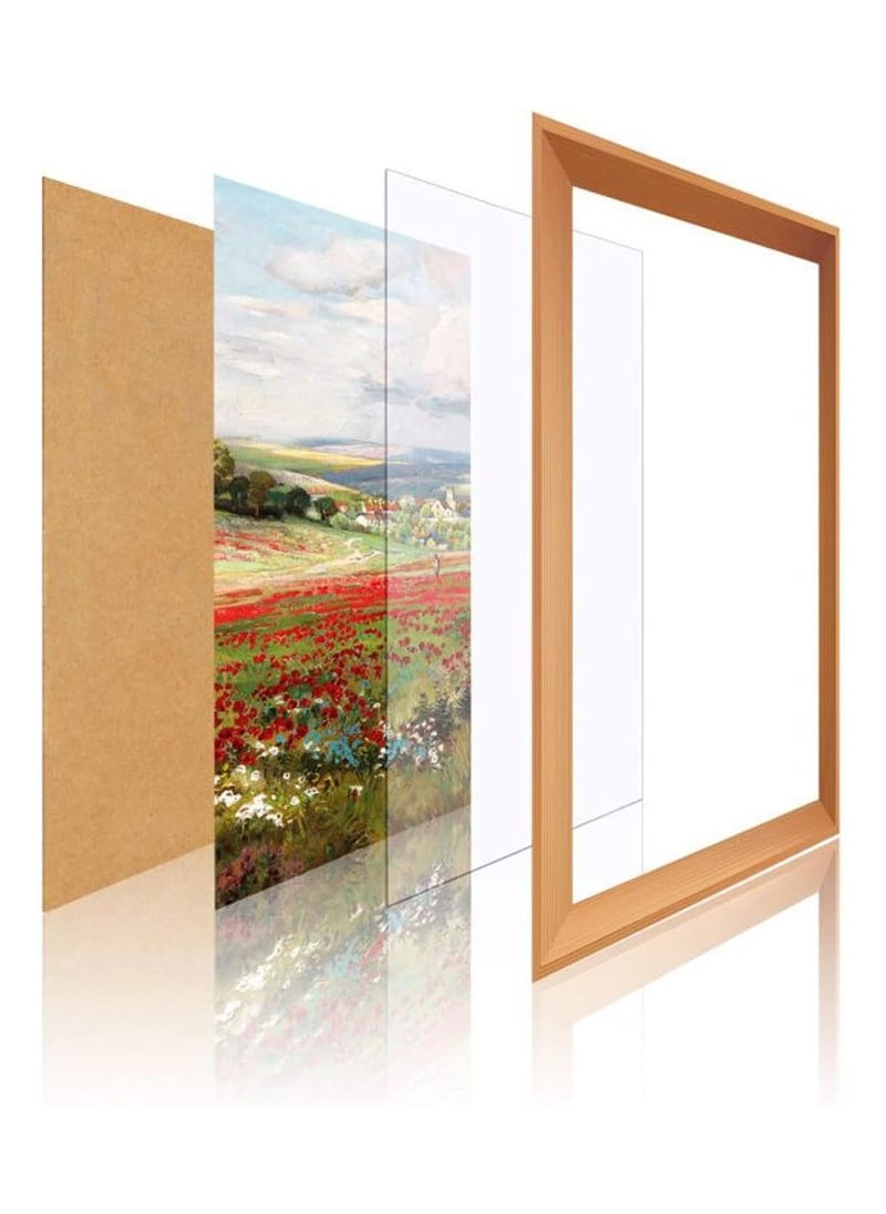Generic 5 Pcs Acrylic Sheets Transparent Acrylic Blanks Square Acrylic Discs Small Clear Acrylic Panel Plastic Sheets Square 2 mm thick Acrylic Sheet Signs for Picture Painting DIY Crafts (15x10cmx2mm)  - Image 4