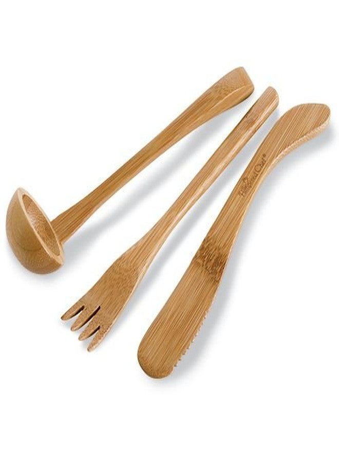 Pampered Chef - Bamboo Serving Set #2048 - Image 1