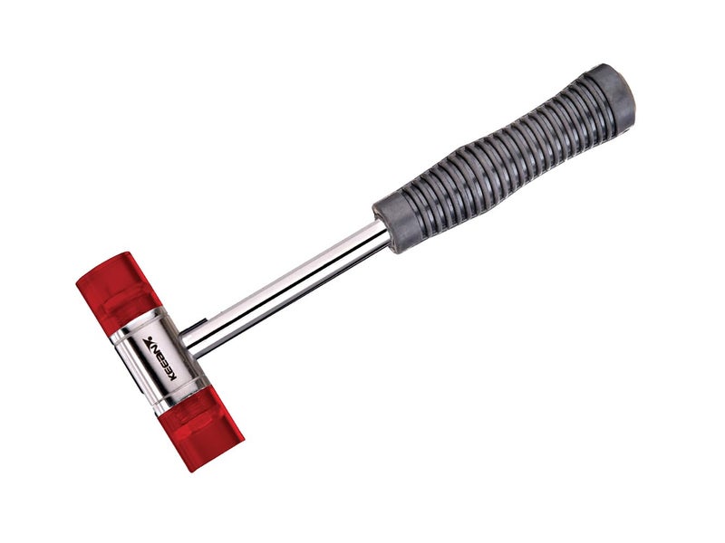 KEEAN 20 MM Soft Faced Acetate Mallet Industrial Hammer Non Slip Rubber Grip Bending Forming Metal Tile Fitting Wood Work Professional - Image 5