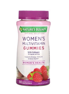 Optimal Solutions Women's Multivitamin Gummies Raspberry 80 Gummies