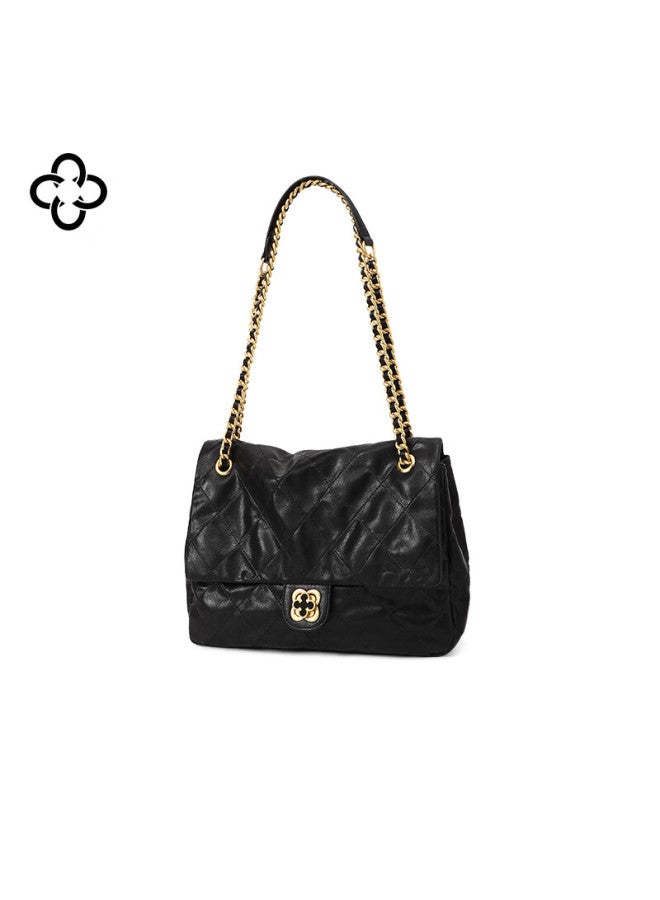 Cassile Women's Handbag, Tote Bag, Large Capacity, Diamond Pattern, Soft Leather, Light Luxury, Chain Shoulder Crossbody Bag, Birthday Gift - Image 4