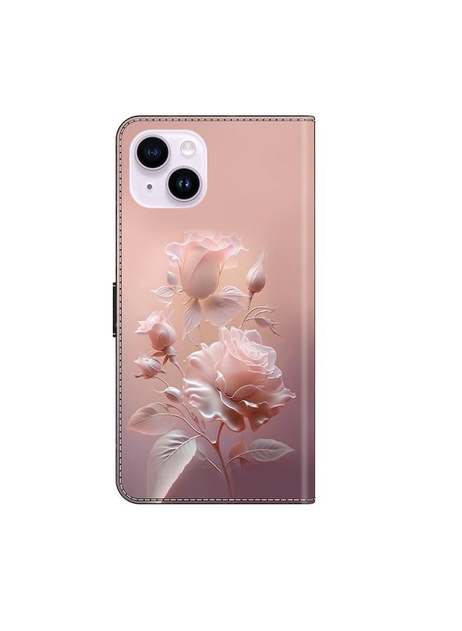 S-TOP Case For iPhone 15 Plus Fresh Painted Leather Phone Case - Image 3