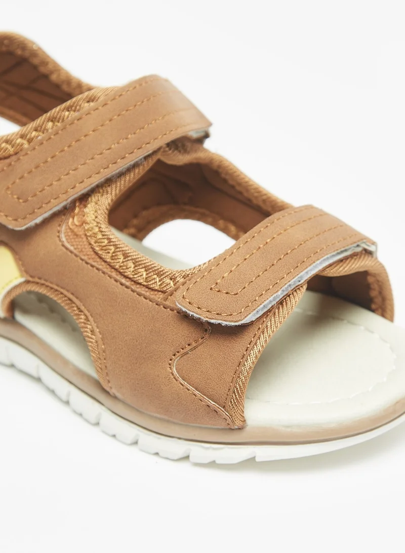 ال بي ال من شو اكسبرس Boys Textured Floaters with Hook and Loop Closure