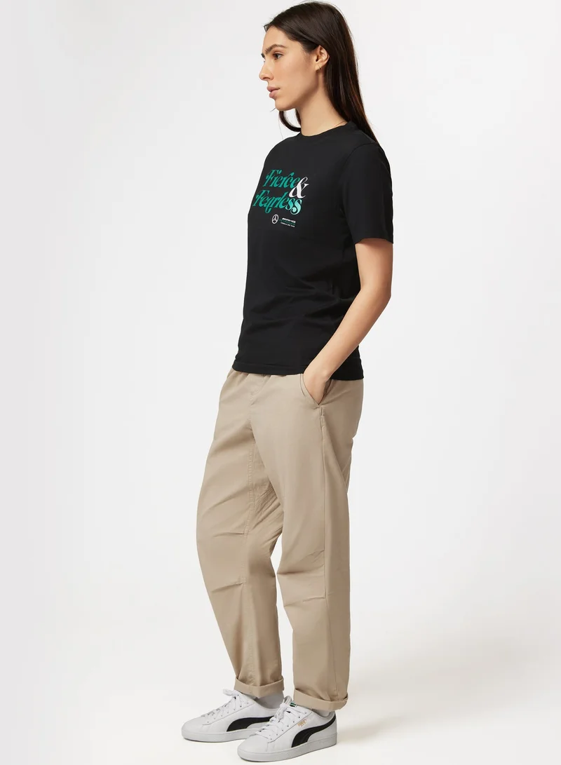 AMG Petronas Formula 1 Team  Mercedes-AMG F1 Fierce and Fearless Graphic T-shirt  | Best Price UAE