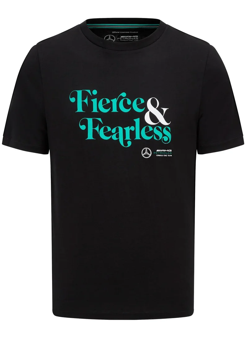 AMG Petronas Formula 1 Team  Mercedes-AMG F1 Fierce and Fearless Graphic T-shirt  | Best Price UAE