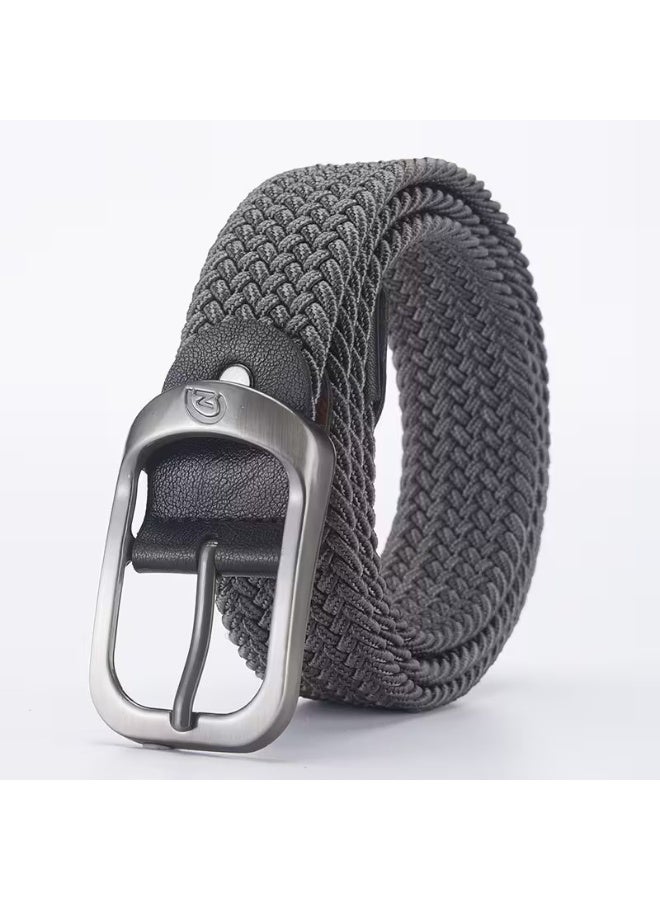 Goolsky Men's & Women's Belt - Adjustable Elastic Waist Belt with Metallic buckle, Beige/Black/ option for Formal, Casual, Outdoor, Gym, Work - Durable Everyday Belt for Jeans & Pants - Ideal Gift for Men & Women, Gym Gear Essentials, Modern Belt Design, Sturdy Construction, Outdoor Activities, Sleek Design, Highquality Material, Office Wear - Image 1
