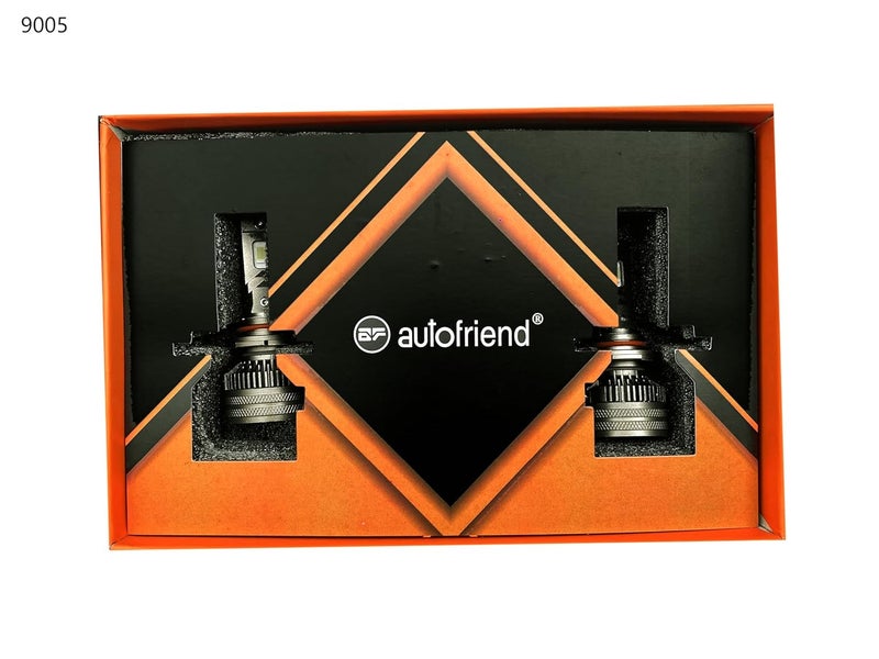 autofriend مصباح أمامي LED، 40000 لومن، 6000 كلفن أبيض بارد، مقاوم للماء IP67 (af-Glowdrive-9005) - Image 2