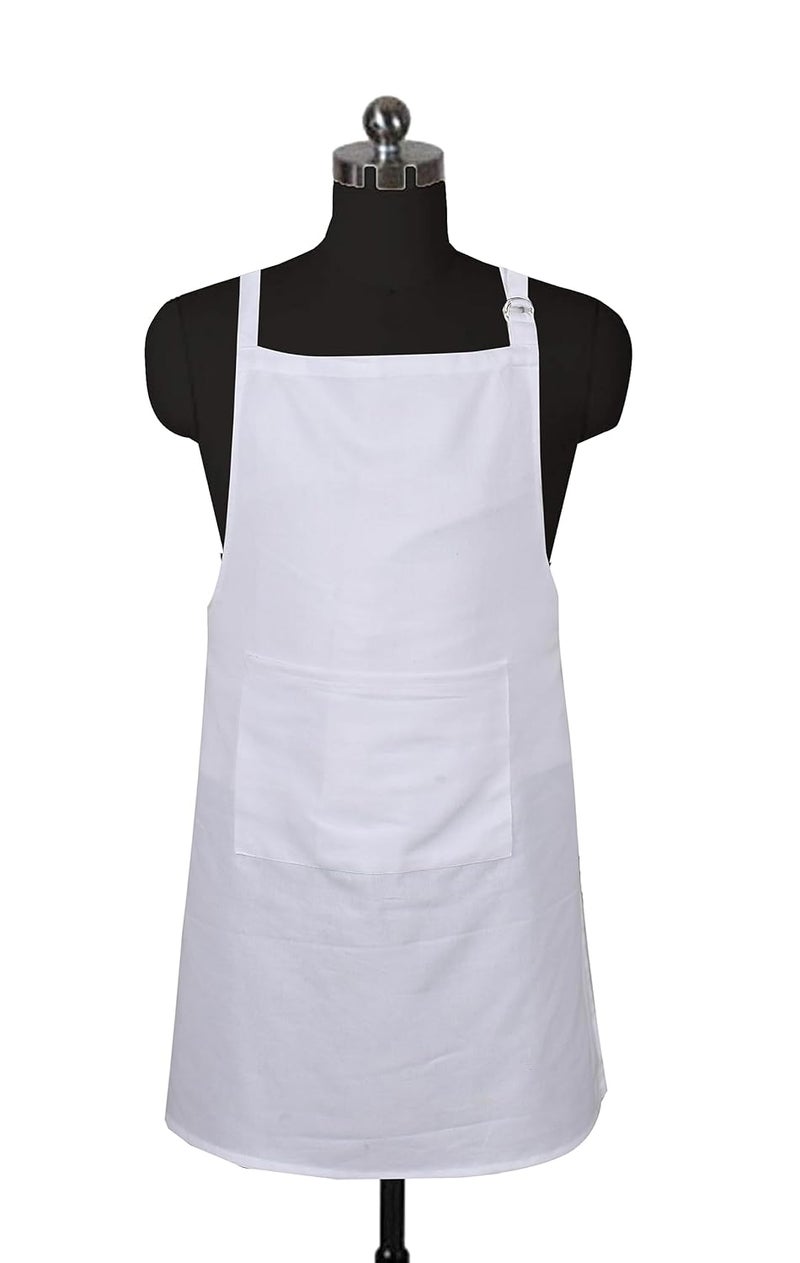 CRAZYWEAVES 100% cotton apron cooking kitchen apron for women and men chef apron - Image 4
