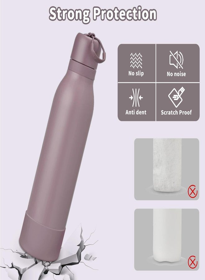 BKBY 2pcs Silicone Boot Compatible with Owala FreeSip Twist 24oz/18oz, Anti-Slip & Anti-Scratches Protective Sleeve Bottom Cover for Owalaa FreeSip Twist Water Bottle - Image 3