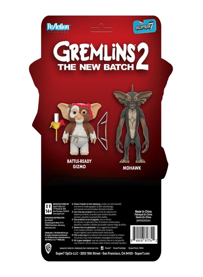 Super7 Gremlins Reaction Figures - Gizmo (Battle Ready Character Card) Action Figure - Image 5