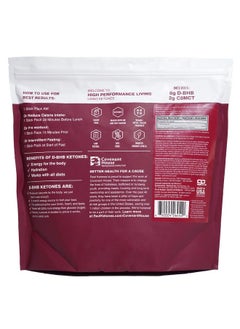 Real Ketones Real Ketones MCT & BHB Exogenous Ketones Drink Mix Packets Elevate Keto Electrolytes Powder Packets No Sugar with 4 Main Electrolytes Plus Hydrating Proprietary Keto BHB - 30 Pack Mixed Berry  - Image 2
