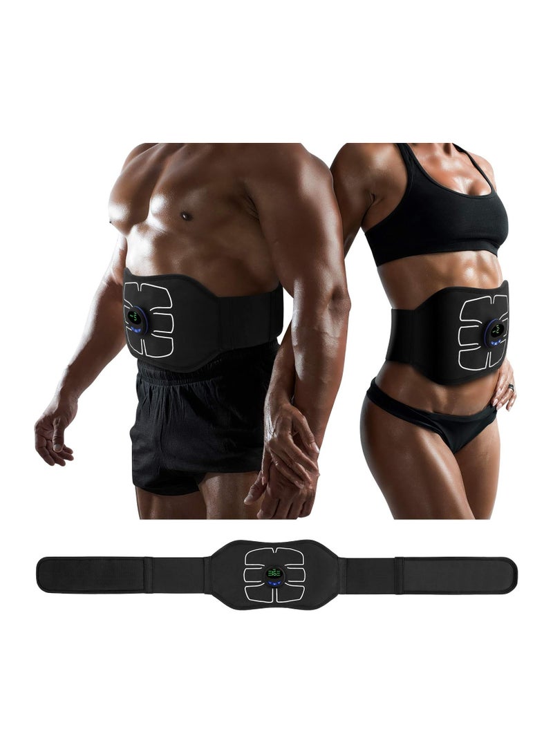 general ABS Stimulator, Ab Machine, Ab Contour Band Workout Portable Ab Stimulator Home Office Fitness Fitness Equipment Abdominal Workout Equipment - Image 1