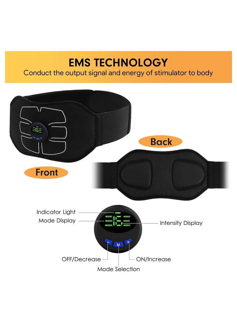 general ABS Stimulator, Ab Machine, Ab Contour Band Workout Portable Ab Stimulator Home Office Fitness Fitness Equipment Abdominal Workout Equipment - Image 4