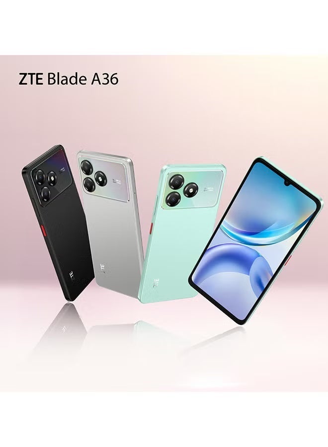 ZTE هاتف ZTE Blade A36 ثنائي الشريحة نيبولا أسود 4GB+8GB RAM 128GB 4G - نسخة الشرق الأوسط & سماعات Riversong MelodyJ+ EA159 السلكية مع مقبس صوت 3.5mm – صوت عميق جداً، صوت ستيريو عالي الدقة، ميكروفون مدمج، تقليل الضوضاء، تحكم عن بعد مدمج – حزمة بيضاء - Image 5