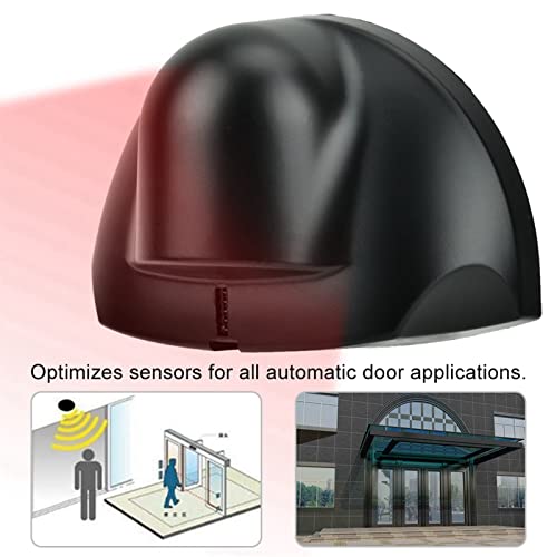 Estink Request to Exit Motion Sensor Kit, 12-24V ABS Plastic Automatic Door 24.125Ghz Microwave Motion Sensor Autodoor Sensors for Automatic Opening Door Access Control - Image 3