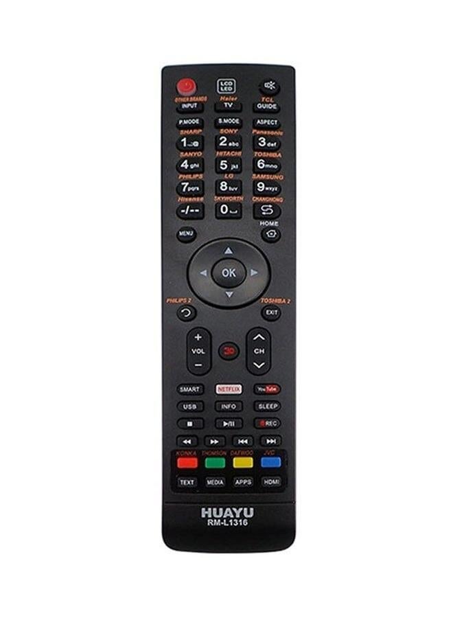Huayu Universal Remote Control For All Smart Lcd Led Tv Black - Image 1