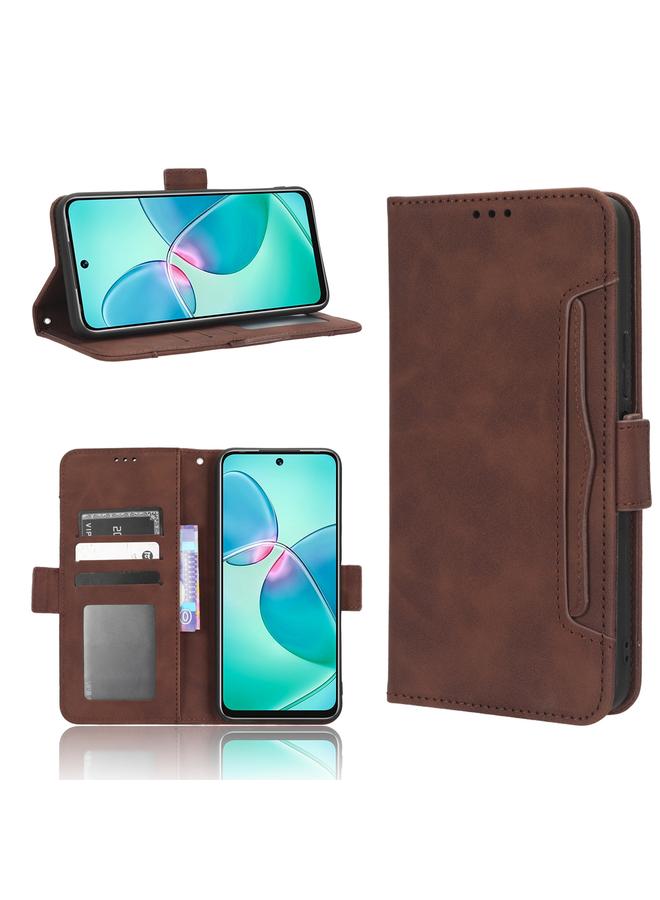 S-TOP Case For Infinix Note 12i Skin Feel Calf Texture Card Slots Leather Phone Case - Image 1