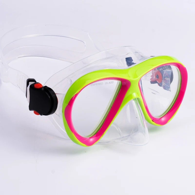 Bluejw Diving Mask Snorkeling Gear Kids Snorkel Mask  with Nose Cover for Scuba Free Diving - Image 5