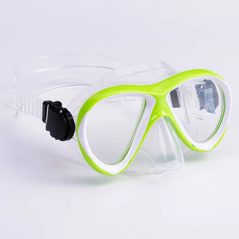 Bluejw Diving Mask Snorkeling Gear Kids Snorkel Mask  with Nose Cover for Scuba Free Diving - Image 1