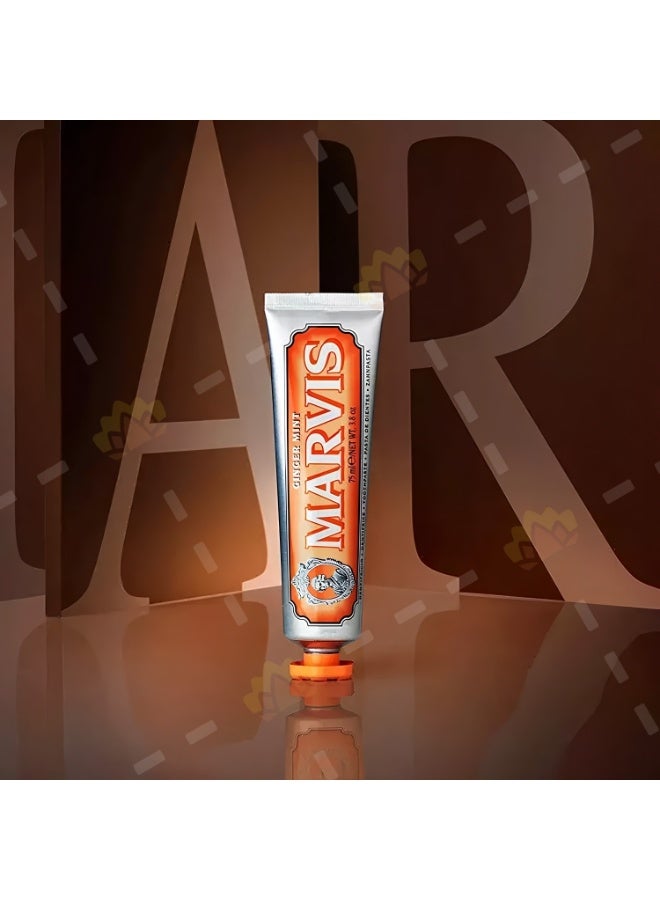 Marvis Ginger Mint Creamy Toothpaste for Protection and Whitening 85ml - Image 4